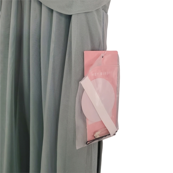 NWT Birdy Grey Sage Lianna Bridesmaid's Maxi Dress Sz. 2XL - Picture 14 of 15